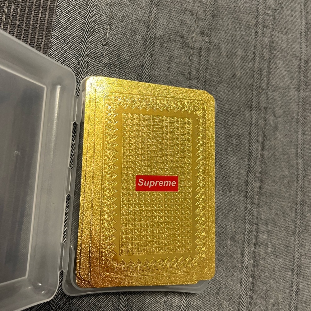 Supreme gold foil cards